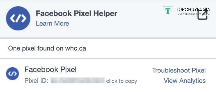 tạo pixel Facebook